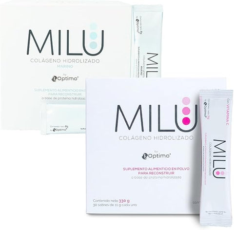 MILU | Colágeno Hidrolizado Kit 1COMC Y 1 COMM